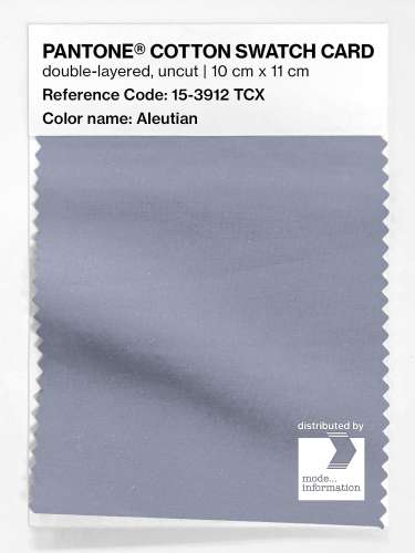 PANTONE® COTTON SWATCH CARD 15-3912 TCX Aleutian