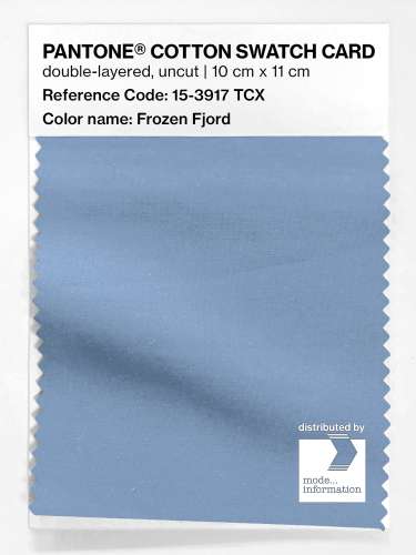 Artikelbild des Artikels “PANTONE® COTTON SWATCH CARD 15-3917 TCX Frozen Fjord “