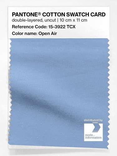Artikelbild des Artikels “PANTONE® COTTON SWATCH CARD 15-3922 TCX Open Air “