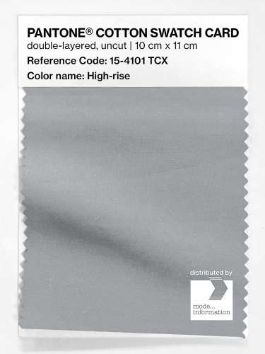 PANTONE® COTTON SWATCH CARD 15-4101 TCX High-rise