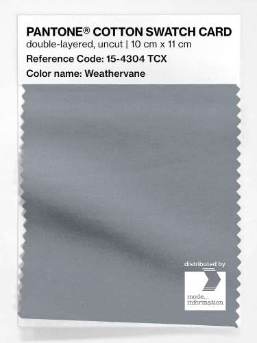 Artikelbild des Artikels “PANTONE® COTTON SWATCH CARD 15-4304 TCX Weathervane “