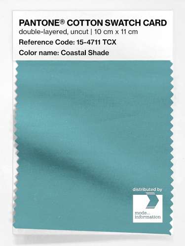 Artikelbild des Artikels “PANTONE® COTTON SWATCH CARD 15-4711 TCX Coastal Shade “