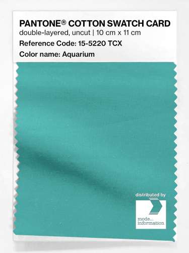 Artikelbild des Artikels “PANTONE® COTTON SWATCH CARD 15-5220 TCX Aquarium “