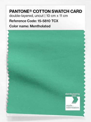 Artikelbild des Artikels “PANTONE® COTTON SWATCH CARD 15-5810 TCX Mentholated “
