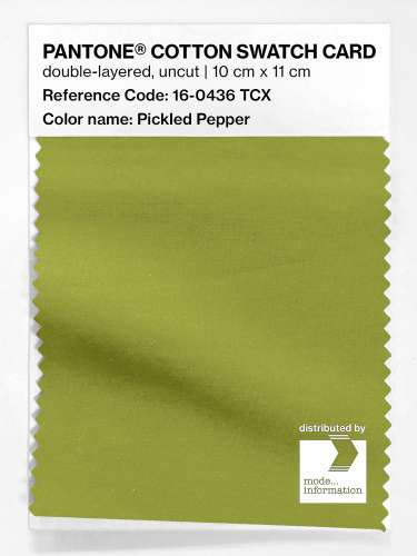 Artikelbild des Artikels “PANTONE® COTTON SWATCH CARD 16-0436 TCX Pickled Pepper “