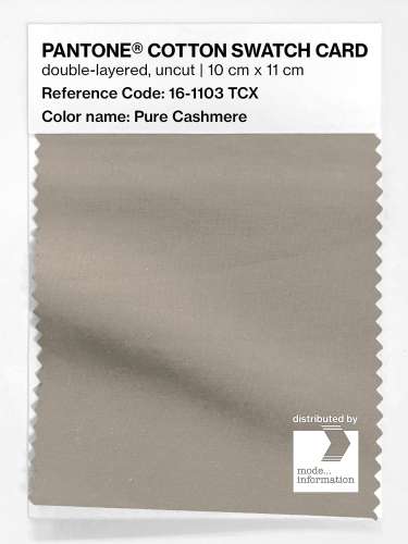 Artikelbild des Artikels “PANTONE® COTTON SWATCH CARD 16-1103 TCX Pure Cashmere “