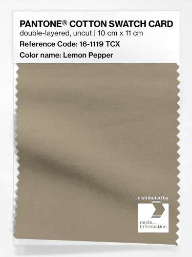 Artikelbild des Artikels “PANTONE® COTTON SWATCH CARD 16-1119 TCX Lemon Pepper “