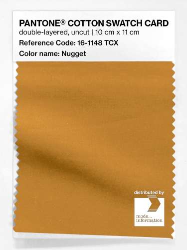 PANTONE® COTTON SWATCH CARD 16-1148 TCX Nugget