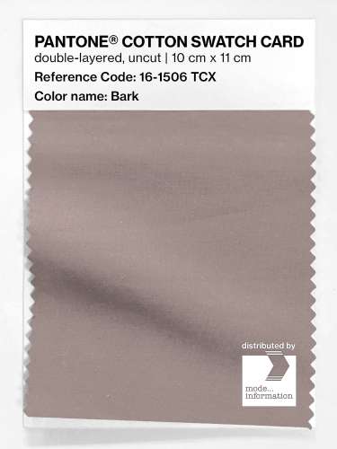 Product image of the product “PANTONE® COTTON SWATCH CARD 16-1506 TCX Bark ”
