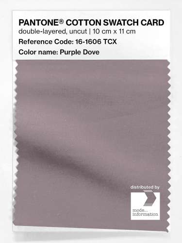 Artikelbild des Artikels “PANTONE® COTTON SWATCH CARD 16-1606 TCX Purple Dove “