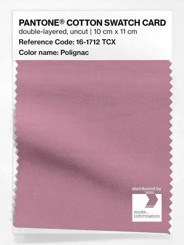 PANTONE® COTTON SWATCH CARD 16-1712 TCX Polignac