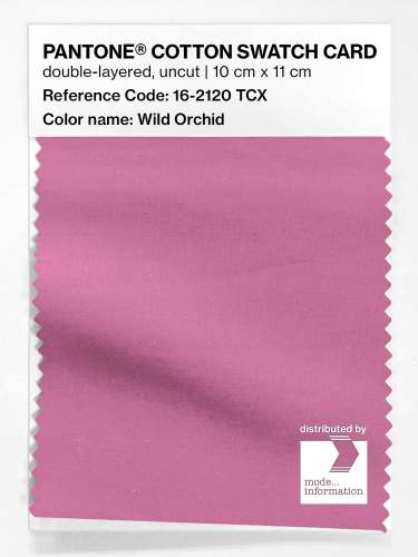Product image of the product “PANTONE® COTTON SWATCH CARD 16-2120 TCX Wild Orchid ”