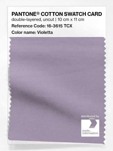 Artikelbild des Artikels “PANTONE® COTTON SWATCH CARD 16-3615 TCX Violetta “