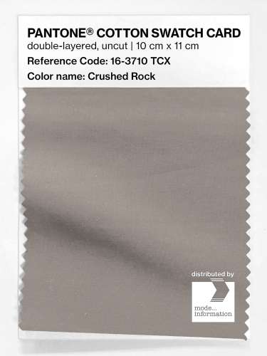Artikelbild des Artikels “PANTONE® COTTON SWATCH CARD 16-3710 TCX Crushed Rock “