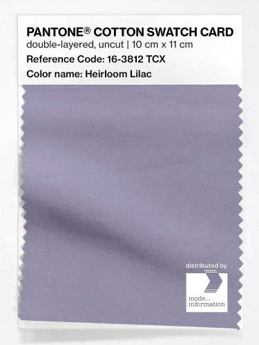 Product image of the product “PANTONE® COTTON SWATCH CARD 16-3812 TCX Heirloom Lilac ”