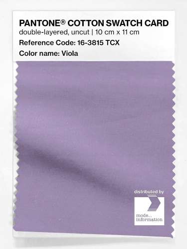Product image of the product “PANTONE® COTTON SWATCH CARD 16-3815 TCX Viola ”