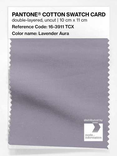 Product image of the product “PANTONE® COTTON SWATCH CARD 16-3911 TCX Lavender Aura ”