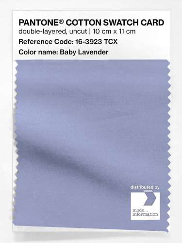Artikelbild des Artikels “PANTONE® COTTON SWATCH CARD 16-3923 TCX Baby Lavender “