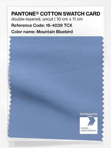 Artikelbild des Artikels “PANTONE® COTTON SWATCH CARD 16-4039 TCX Mountain Bluebird “
