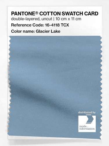 Artikelbild des Artikels “PANTONE® COTTON SWATCH CARD 16-4118 TCX Glacier Lake “