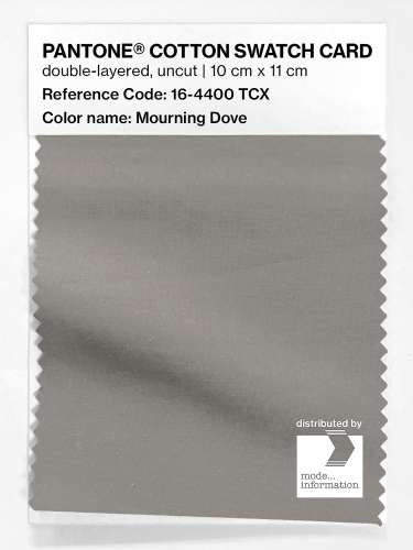 Product image of the product “PANTONE® COTTON SWATCH CARD 16-4400 TCX Mourning Dove ”