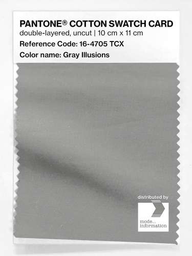 Artikelbild des Artikels “PANTONE® COTTON SWATCH CARD 16-4705 TCX Gray Illusions “
