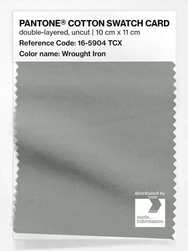 Product image of the product “PANTONE® COTTON SWATCH CARD 16-5904 TCX Wrought Iron ”