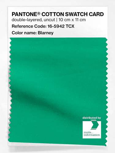 PANTONE® COTTON SWATCH CARD 16-5942 TCX Blarney