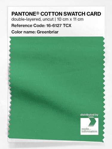 Product image of the product “PANTONE® COTTON SWATCH CARD 16-6127 TCX Greenbriar ”