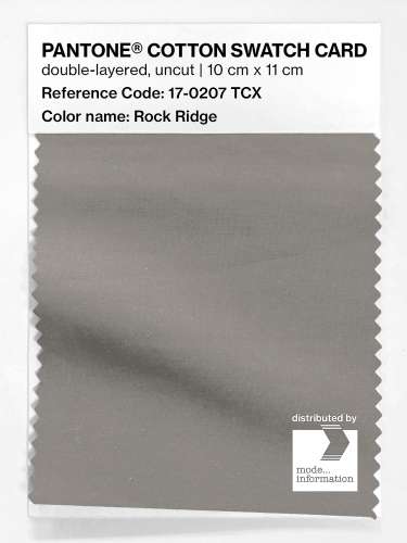 PANTONE® COTTON SWATCH CARD 17-0207 TCX Rock Ridge