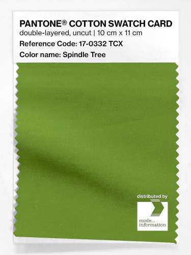 Artikelbild des Artikels “PANTONE® COTTON SWATCH CARD 17-0332 TCX Spindle Tree “