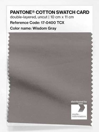 Artikelbild des Artikels “PANTONE® COTTON SWATCH CARD 17-0400 TCX Wisdom Gray “