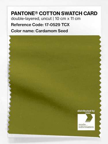 Artikelbild des Artikels “PANTONE® COTTON SWATCH CARD 17-0529 TCX Cardamom Seed “