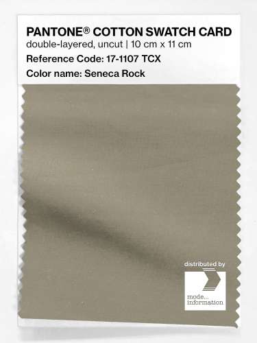 Product image of the product “PANTONE® COTTON SWATCH CARD 17-1107 TCX Seneca Rock ”
