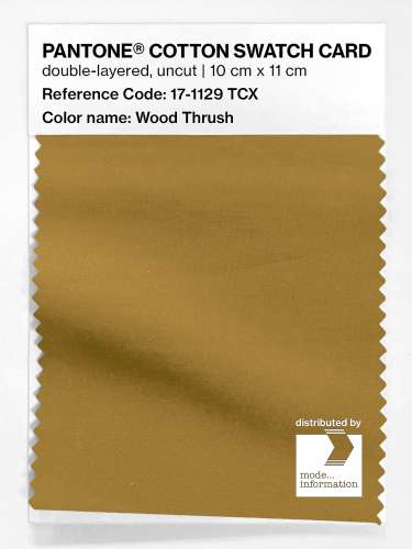 Product image of the product “PANTONE® COTTON SWATCH CARD 17-1129 TCX Wood Thrush ”