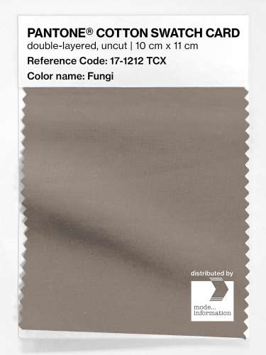 Product image of the product “PANTONE® COTTON SWATCH CARD 17-1212 TCX Fungi ”