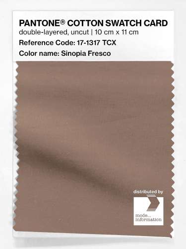 Artikelbild des Artikels “PANTONE® COTTON SWATCH CARD 17-1317 TCX Sinopia Fresco “