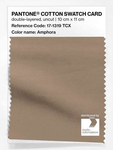 PANTONE® COTTON SWATCH CARD 17-1319 TCX Amphora