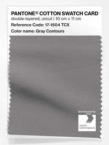 Artikelbild des Artikels “PANTONE® COTTON SWATCH CARD 17-1504 TCX Gray Contours “