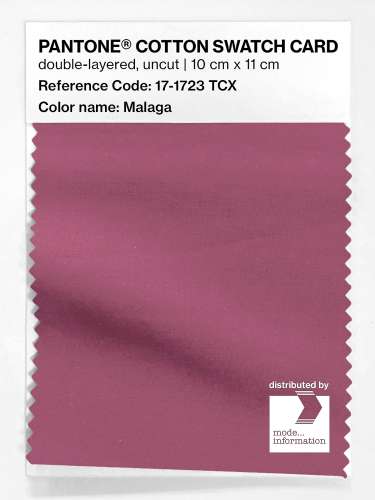 Product image of the product “PANTONE® COTTON SWATCH CARD 17-1723 TCX Malaga ”