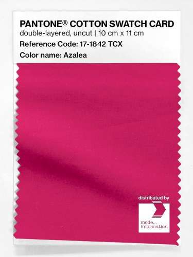 Product image of the product “PANTONE® COTTON SWATCH CARD 17-1842 TCX Azalea ”