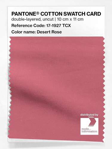 Product image of the product “PANTONE® COTTON SWATCH CARD 17-1927 TCX Desert Rose ”
