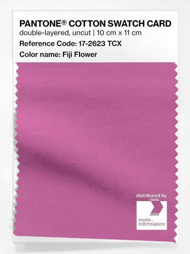 Artikelbild des Artikels “PANTONE® COTTON SWATCH CARD 17-2623 TCX Fiji Flower “