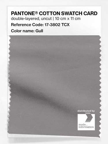 Product image of the product “PANTONE® COTTON SWATCH CARD 17-3802 TCX Gull ”