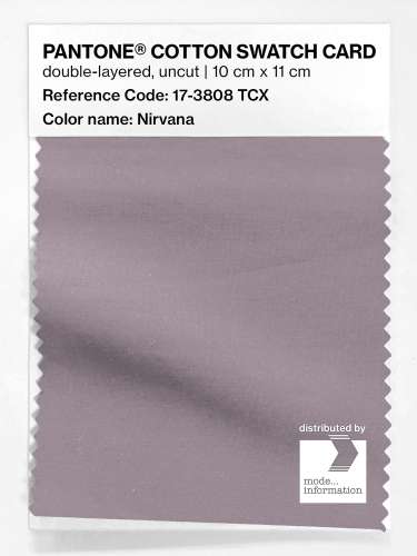 Product image of the product “PANTONE® COTTON SWATCH CARD 17-3808 TCX Nirvana ”