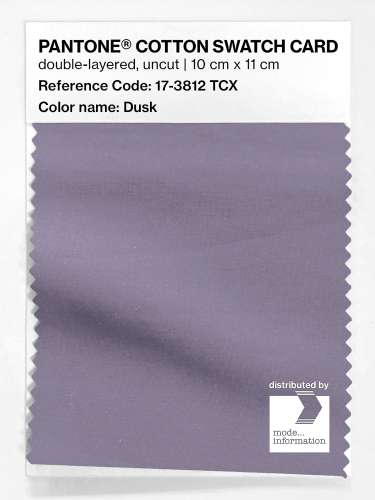 PANTONE® COTTON SWATCH CARD 17-3812 TCX Dusk