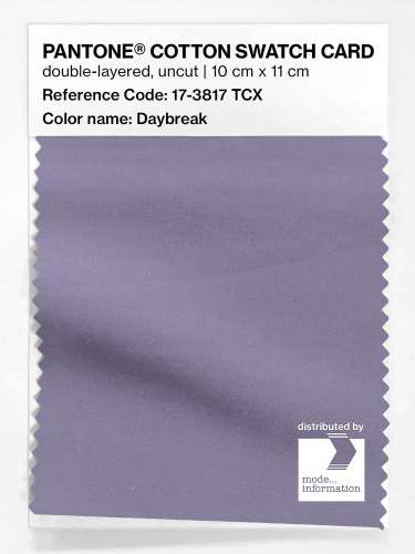 Product image of the product “PANTONE® COTTON SWATCH CARD 17-3817 TCX Daybreak ”