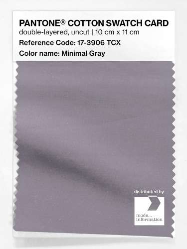 Artikelbild des Artikels “PANTONE® COTTON SWATCH CARD 17-3906 TCX Minimal Gray “