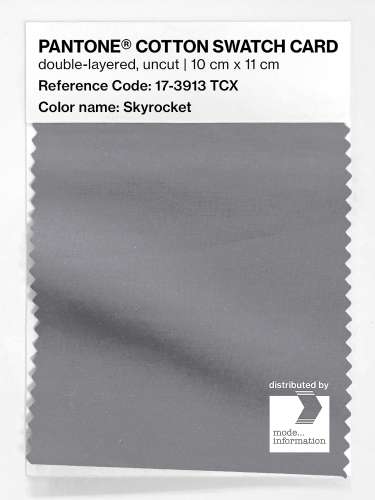 PANTONE® COTTON SWATCH CARD 17-3913 TCX Skyrocket