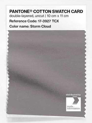 Artikelbild des Artikels “PANTONE® COTTON SWATCH CARD 17-3927 TCX Storm Cloud “
